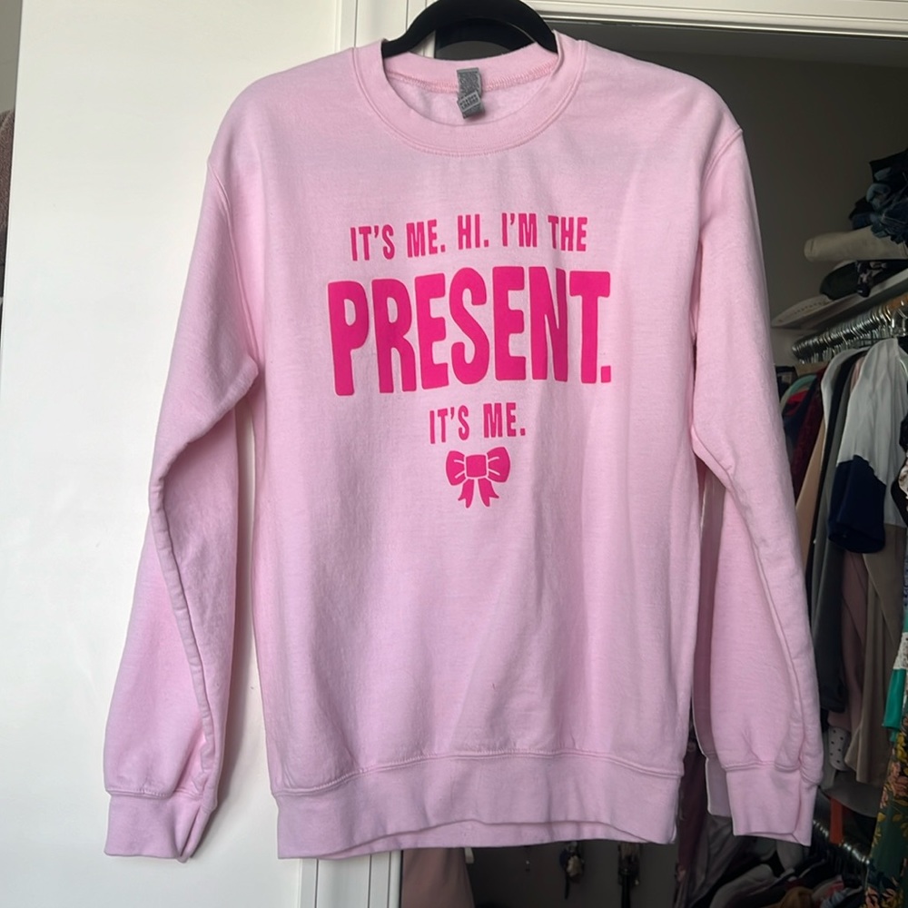 Pink sweatshirt